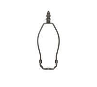 GDLight Kit de Pied de Lampe de 5,5 Pouces, Support d'abat-Jour pour Lampes de Table Style Tiffany de 8 Pouces, pièces de quincaillerie incluses : Armature de Pied de Lampe et Embouts, Selle