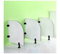 GDMDPTE Cloison de séparation Universelle pour urinoir, 3 pièces, écran de confidentialité pour Toilettes, cloison de séparation pour Salle de Bain, Panneau de Protection Anti-éclaboussure