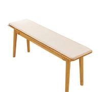 GDMDPTE Coussin de Banc antidérapant Extra Long pour Chaise de Salle à Manger avec Dessous antidérapant pour Chaise à Bascule, canapé d'intérieur, Banc à Chaussures (200 x 40 x 1,5 cm, Bla