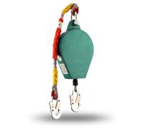 GDMDPTE Kit de trépied de Sauvetage d'urgence - Palan Portable en Alliage d'aluminium de 1 200 LB avec treuil de 20 m et Protection antichute réglable pour espaces confinés et Situations d