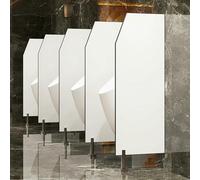 GDMDPTE Séparateur d'urinoir, cloison d'intimité pour urinoir au Sol, cloison étanche pour urinoir Adulte, pour écoles, centres commerciaux et lieux publics (Bois, 4 pièces)