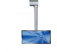 GDMDPTE Support TV électrique de Plafond, motorisé, avec télécommande, Hauteur réglable, télescopique, pour téléviseurs Grand écran de 26 à 70 Pouces (90 cm).