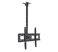 GDMDPTE Support TV Mural et Plafond, Compatible avec Les téléviseurs de 32 à 60 Pouces, supporte jusqu'à 150 LB, escamotable à 60°, Hauteur réglable, 1 m