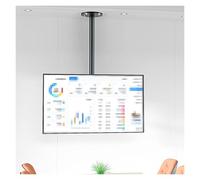 GDMDPTE Support TV Plafond, pivotant à 45°, pour téléviseurs de 24 à 43 Pouces, supporte jusqu'à 30 kg/66 LB, Installation au Plafond ou au Sol