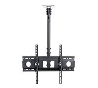 GDMDPTE Support TV Plafond, Support TV Suspendu à Mouvement Complet, Hauteur réglable, télescopique, inclinable et pivotant, Compatible avec Les téléviseurs de 40 à 75 Pouces, Couleur Unique - 2 m