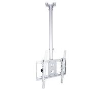 GDMDPTE Support TV réglable au Plafond, Support de Montage TV télescopique inclinable, Compatible avec Les téléviseurs de 40 à 55 Pouces, Charge maximale de 70 kg.