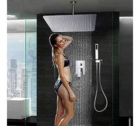 GDMDPTE Système de Douche Effet Pluie chromé de Luxe - Ensemble robinetterie encastrée pour Baignoire et Douche avec mitigeur pour salles de Bains Modernes, expérience de Douche Effet plui