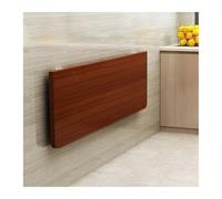 GDMDPTE Table Pliante Murale Gain de Place - Bureau Compact en Bois pour Petits espaces, idéal pour Le Bureau à Domicile, la buanderie, Le Garage ou Le sous-Sol - Finition Noyer (40 x 24 cm)