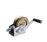 GDMDPTE Treuil Manuel 725 kg (1600 LB) pour remorques de Bateaux - Treuil Noir Robuste avec Sangle, idéal pour l'ancrage et Le remorquage, Performances durables et fiables