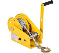 GDMDPTE Treuil Manuel Robuste à poulie à cliquet bidirectionnelle pour camions, remorques et Bateaux. Câble Haute résistance, capacité de Charge élevée, idéal pour Le Levage et Le remorqua