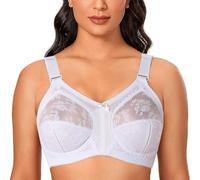GDNIA Femmes Everyday Soft Unpadded Minimizer Plus Size Lace Soutiens-Gorge, Couverture Complète sans Armatures Premium sous-Outfit Soutien-Gorge pour Les Seins affaissés