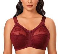 GDNIA Femmes Everyday Soft Unpadded Minimizer Plus Size Lace Soutiens-Gorge, Couverture Complète sans Armatures Premium sous-Outfit Soutien-Gorge pour Les Seins affaissés