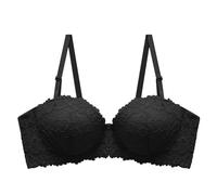 GDNIA Soutien-Gorge à Armatures en Dentelle pour Femmes Push-Up Floral Broderie Soutien-Gorge à Armatures Sexy Super Rembourré Soutiens-Gorge plongeants
