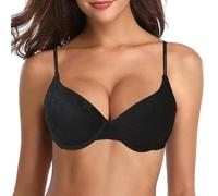 GDNIA Soutien-Gorge à Armatures plongeantes épaisses et épaisses pour Femmes Ajouter Un Soutien-Gorge à Armatures plongeantes 2 Bonnets