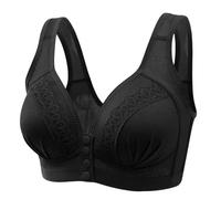 GDNIA Soutien-Gorge à Bouton Avant pour Les Femmes Plus âgées Soutiens-Gorge de Sport de Tous Les Jours à Fermeture Frontale Soutiens-Gorge en Coton sans Fil Confort