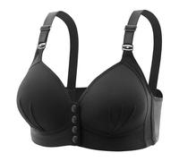 GDNIA Soutiens-Gorge à Fermeture Facile à Bouton Avant pour Les Femmes sans Fil rembourré Soutien-Gorge de Soutien en Coton sans Fil
