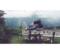 GDNUCLKE Peinture par Numero,Peinture par Numero Enfant,Tableaux A Peindre avec Numero,Kit Peinture par Numéro,Peinture Numero Enfant-Banc D Amour Couple Câlin Montagne