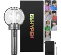 GDOU ENHYPEN Lightstick officiel avec contrôle Bluetooth et avec 7 cartes photos, adapté aux fans d’ENHYPEN, pour un anniversaire, Noël