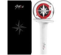 GDOU Stray Kids Bâton lumineux Ver 2 avec contrôle Bluetooth, convient pour les fans de Stray Kids, anniversaire, Noël, rouge, plastique, métal