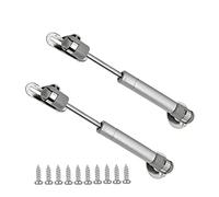 GDQLCNXB Lot de 2 vérins à gaz de 20 N/2 kg avec couvercle à ouverture douce pour armoire, boîte à jouets, 15,2 cm de long