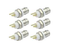 GDQLCNXB Lot de 6 connecteurs BNC femelles à souder pour montage de cloison