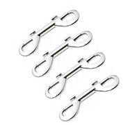 GDQLCNXB Lot de 6 mousquetons à double extrémité en alliage de zinc 87 mm