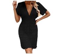 Gdqzzeaiix Cache-Maillots Et Sarongs Femme,Femmes Bikini Couvrir Robe de Plage Trou Jambe Robe Plage Dames été V Tranche Plage Poncho Vacances Robe de Plage