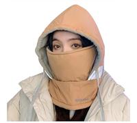 Gdqzzeaiix Cagoule Moto Homme,Cagoule Femme Hiver,Chapeaux pour Hommes et Femmes du même Type d'automne et d'hiver Cyclisme Chaud vélo équitation Visage Une Couverture de tête