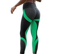Gdqzzeaiix Leggings Femme,Femmes 3D Print Yoga Skinny Workout Gym Leggings Entraînement Sportif Pantalon Court