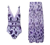 Gdqzzeaiix Maillot De Bain Femme 1 Piece Gainant,Versatile Swimsuit for Beach and Pool Stylish V Neck Design with Prints for Spring Summer and Fall Perfect for Relaxing Days
