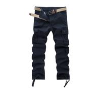 Gdqzzeaiix Pantalon De Travail Homme Chantier,Salopette de Poche en Coton pour Hommes Pantalons Longs Pantalons épais vêtements Amples Pantalons de Couleur Unie