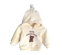 Gdqzzeaiix Pull de Noël 3D Imprime pour Enfant Fille Garcon, Pull Hoodie Motif Drôle Sweat avec Col Rond et Manches Longues Sweatshirt Hiver Chaud pour 0-2 Ans Rétro Fantaisie Vintage