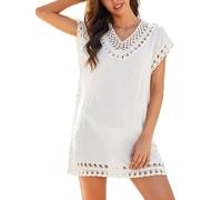 Gdqzzeaiix Robe Plage,Robe châle d'été Ample en Maille, idéale pour la Plage ou comme paréo ou pour se protéger du Soleil.