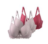 Gdqzzeaiix sans Complexe Soutien Gorge,Bandoulière Confortable et Transparente 3 pièces sans Fil Dos sans éponge avec Bretelles Convertibles