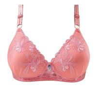 Gdqzzeaiix sous Vetements Feminins,Couvre Gorge de Soutien Gorge Push Up à Fleurs brodées de Diamants pour Femmes Grande Taille ajusteur de Mamelon latéral sans Armatures