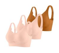 Gdqzzeaiix sous Vetements Feminins,Ensemble de 3 Soutiens Gorge de Sport sans Coutures pour Femme Soutien Gorge de Sport réglable idéal pour Les Loisirs et l'entraînement à la Maison Toutes Saisons