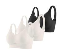 Gdqzzeaiix sous Vetements Feminins,Ensemble de 3 Soutiens Gorge de Sport sans Coutures pour Femme Soutien Gorge de Sport réglable idéal pour Les Loisirs et l'entraînement à la Maison Toutes Saisons