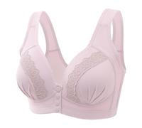 Gdqzzeaiix sous Vetements Feminins,Femmes Sexy Dentelle Avant Bouton façonnage Tasse bandoulière Grande Taille Soutien Gorge à Armatures