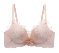 Gdqzzeaiix Soutien Gorge Grande Taille,Soutien Gorge en Dentelle Sexy et Pur désir pour Femme décolleté Profond et décolleté Profond sans Anneau en Acier avec Petite Poitrine