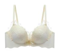 Gdqzzeaiix Soutien Gorge Grande Taille,Soutien Gorge en Dentelle Sexy et Pur désir pour Femme décolleté Profond et décolleté Profond sans Anneau en Acier avec Petite Poitrine