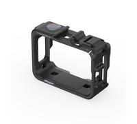 Gdraco Cadre de protection de cage pour Insta360 GO Ultra pour prises de vue horizontales et verticales Cadre à changement rapide avec fonction de rotation à 180° (noir)