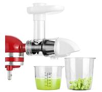 Gdrtwwh Presse-agrumes pour tous les mélangeurs KitchenAid - lent, accessoires presse-agrumes, à mâcher (blanc), GD500
