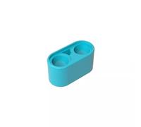 GDS-662 Poutre Technic 1x2 Épaisse 50 Pièces Compatible avec Lego Pièces DIY et MOC pour de Briques Couleur:Azzurro Medio 322