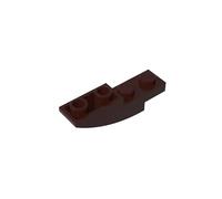 GDS-731 Courbé 4x1 Inversé, 13547 6039869 50 Pièces Compatible avec Lego 13547 6039869, Pièces DIY et Composants MOC pour Grandes Marques de Brique (Color : Dark Brown 308