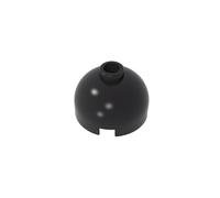 GDS-742 Brick Round 2 x 2 Dome Top - Boulon ouvert bloqué sans support d'axe inférieur - 50 pièces - Compatible avec Lego 553c 18841 30367 40528 3262 - Pour les principales marques de briques
