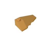 GDS-754 Coin oblique 10x2 Triple Droite 10 Pièces Compatible avec Lego Toy 43711, Pièces DIY et Composants MOC pour Grandes Marques de Briques (Color : Pearl Gold 297)