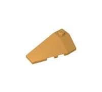 GDS-755 Cale oblique 10 x 2 Triple Gauche 10 Pièces Compatible avec Lego Toy 43710, Pièces de Bricolage et Composants MOC pour Grandes Marques de Briques (Color : Pearl Gold 297)