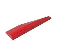 GDS-761 12 x 3 Brique cannelée (gauche) 42061 42061 1 pièce compatible avec Lego Toy 42061, pièces de bricolage et composants MOC pour grandes marques de briques, couleur : rouge 21