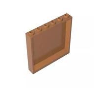 GDS-773 Lot de 10 panneaux, 1 x 6 x 5, compatibles avec Lego 59349 35286, pièces de bricolage et composants MOC pour grandes marques de briques, couleur : chair moyen foncé 312