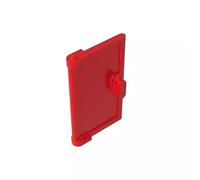 GDS-793 Porte 1x2x3 avec Poignée Verticale Nouvelle Forme pour Cadre Tabless 10pcs Compatible avec Lego 60614 Pièces DIY et Composants MOC pour Grandes Marques de Brique (Color : Red 21)